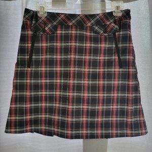 Nvo skort athletic plaid